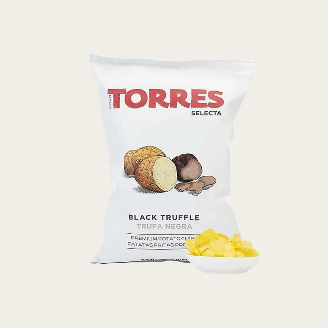 Torres Black Truffle Potato Crisps, 125g
