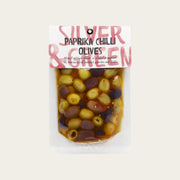 Paprika Chilli Olives, Silver & Green 220 g